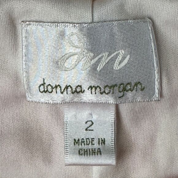 Donna Morgan tie waist dress retro size 2 - Picture 4 of 11